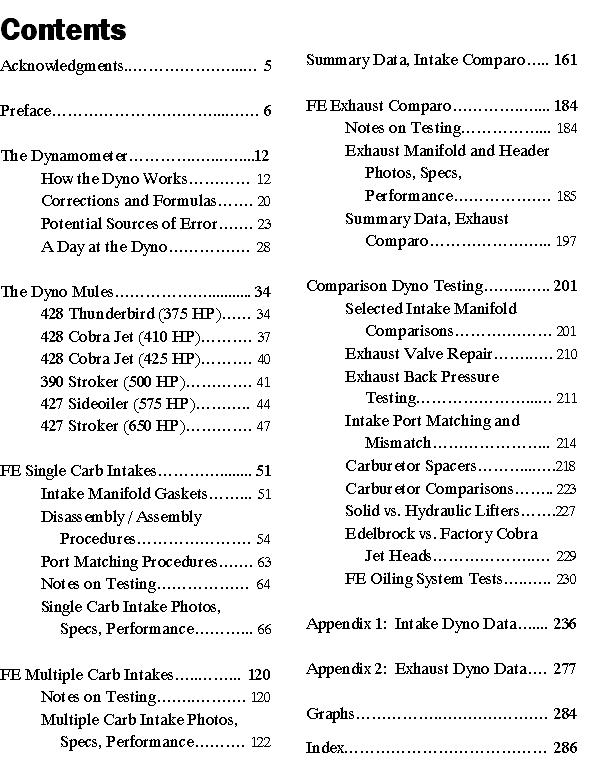 Table of Contents